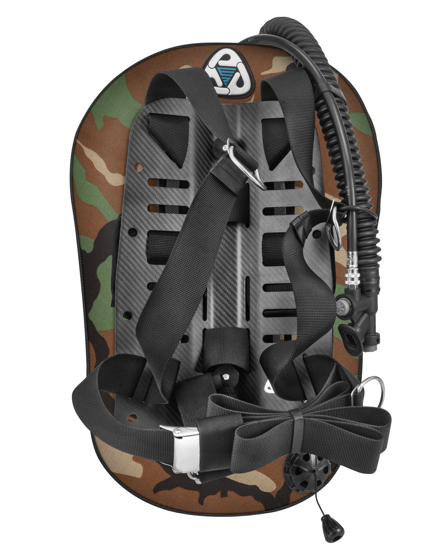 סט מאזן צלילה דגם SEAL עם פלטת גב מקרבון, מיכל יחיד ביכולת הרמה של 30 ליברות