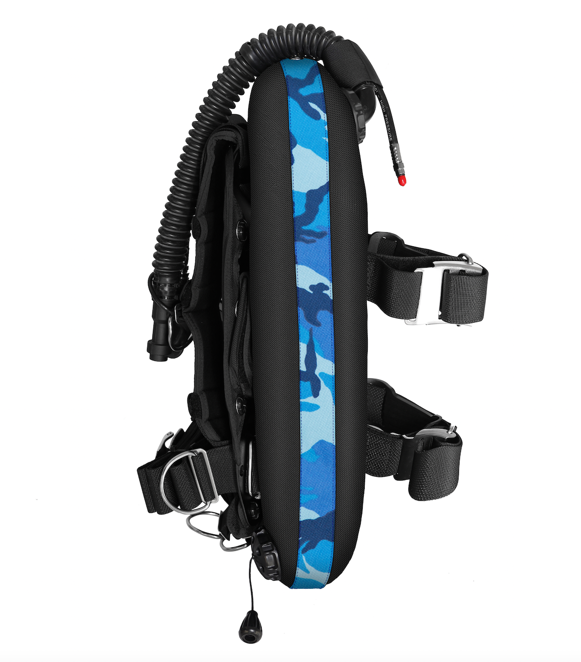 סט מאזן צלילה דגם SEAL ELIT עם פלטת גב מאלומיניום, מיכל יחיד ביכולת הרמה של 25 ליברות