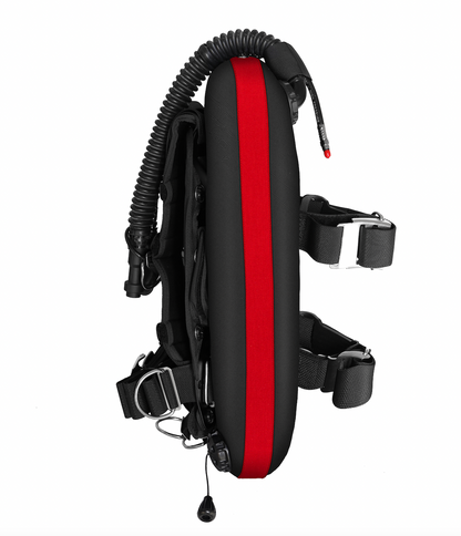 סט מאזן צלילה דגם SEAL ELIT עם פלטת גב מאלומיניום, מיכל יחיד ביכולת הרמה של 25 ליברות