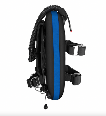 סט מאזן צלילה דגם SEAL ELIT עם פלטת גב מאלומיניום, מיכל יחיד ביכולת הרמה של 25 ליברות