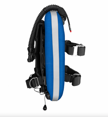 סט מאזן צלילה דגם SEAL ELIT עם פלטת גב מאלומיניום, מיכל יחיד ביכולת הרמה של 25 ליברות