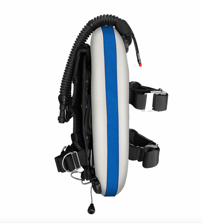 סט מאזן צלילה דגם SEAL ELIT עם פלטת גב מאלומיניום, מיכל יחיד ביכולת הרמה של 25 ליברות