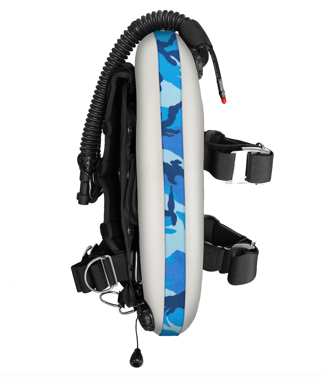 סט מאזן צלילה דגם SEAL ELIT עם פלטת גב מאלומיניום, מיכל יחיד ביכולת הרמה של 25 ליברות