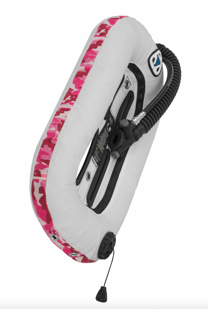 סט מאזן צלילה דגם SEAL ELIT עם פלטת גב מאלומיניום, מיכל יחיד ביכולת הרמה של 25 ליברות