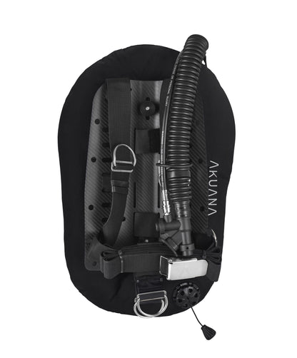 סט מאזן צלילה דגם SEAL עם פלטת גב מקרבון, מיכל יחיד ביכולת הרמה של 30 ליברות