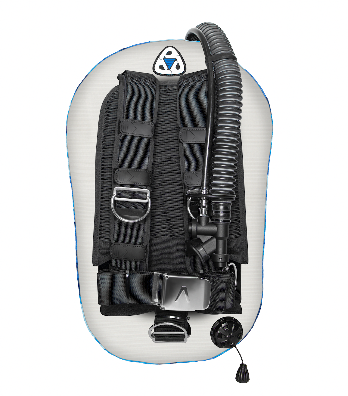 סט מאזן צלילה דגם SEAL ELIT עם פלטת גב מאלומיניום, מיכל יחיד ביכולת הרמה של 25 ליברות