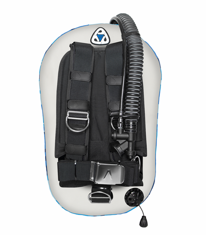 סט מאזן צלילה דגם SEAL ELIT עם פלטת גב מאלומיניום, מיכל יחיד ביכולת הרמה של 25 ליברות