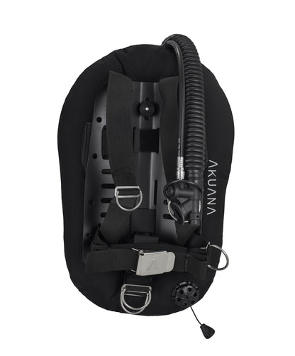 סט מאזן צלילה דגם SEAL ELIT עם פלטת גב מאלומיניום, מיכל יחיד ביכולת הרמה של 25 ליברות