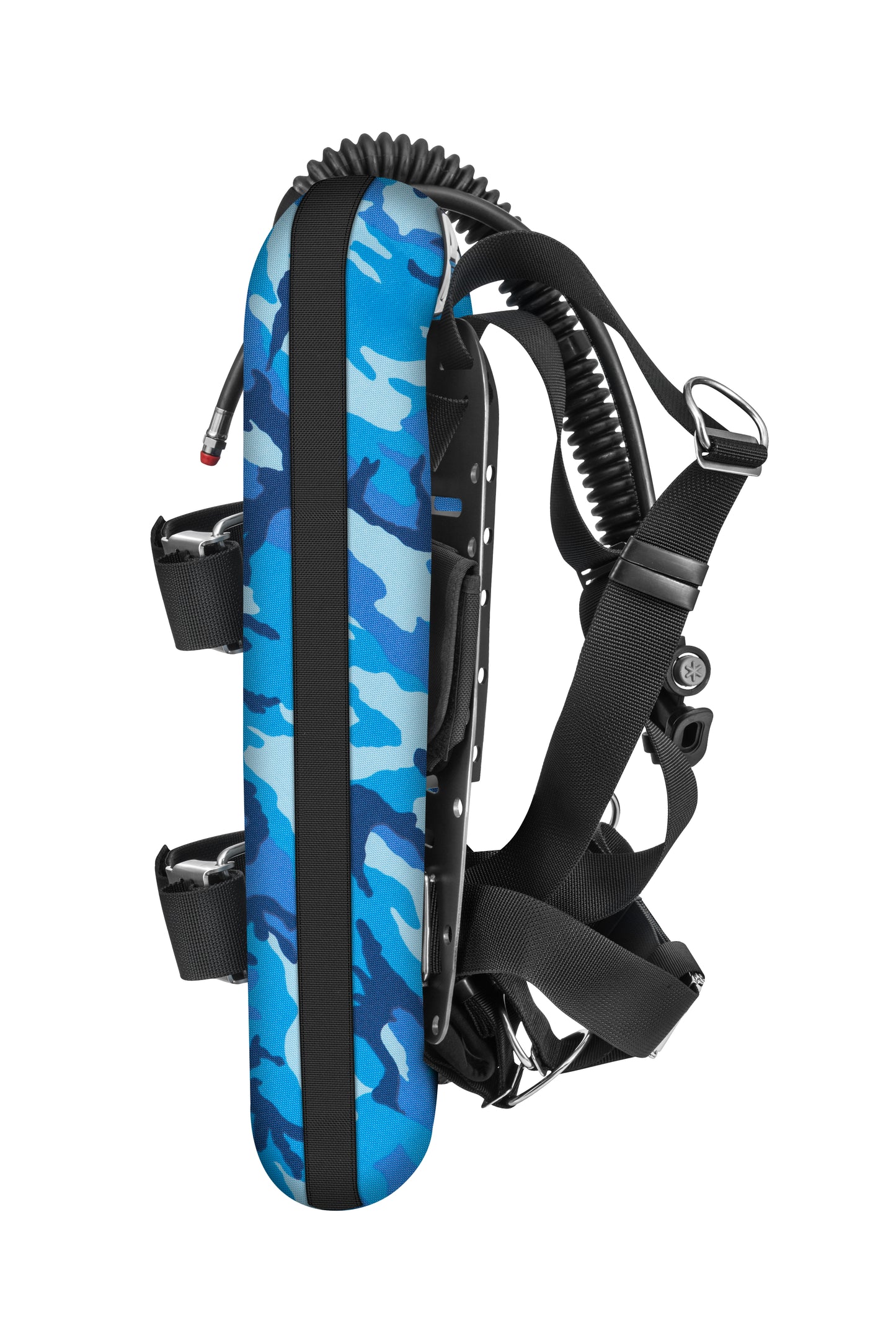 סט מאזן צלילה דגם SEAL ELIT עם פלטת גב מאלומיניום, מיכל יחיד ביכולת הרמה של 25 ליברות