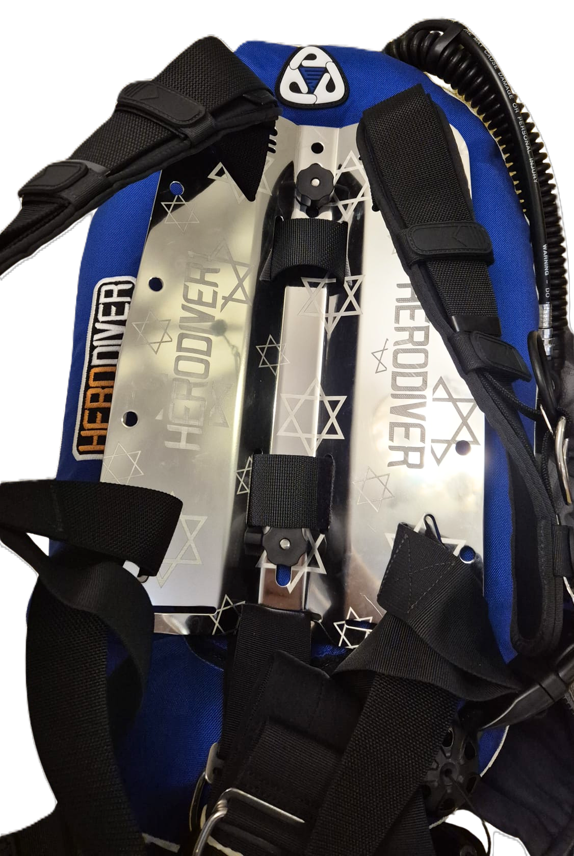 פלטת גב נירוסטה Israeli Special Edition | Akuana | Herodiver