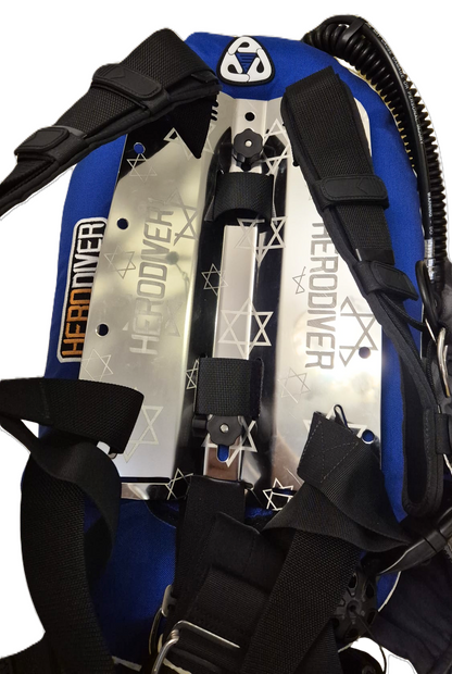 פלטת גב נירוסטה Israeli Special Edition | Akuana | Herodiver