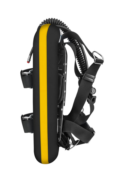 סט מאזן צלילה דגם SEAL STANDARD עם פלטת גב מאלומיניום, ריפוד גב וכתפיים, מיכל יחיד ביכולת הרמה של 30 ליברות