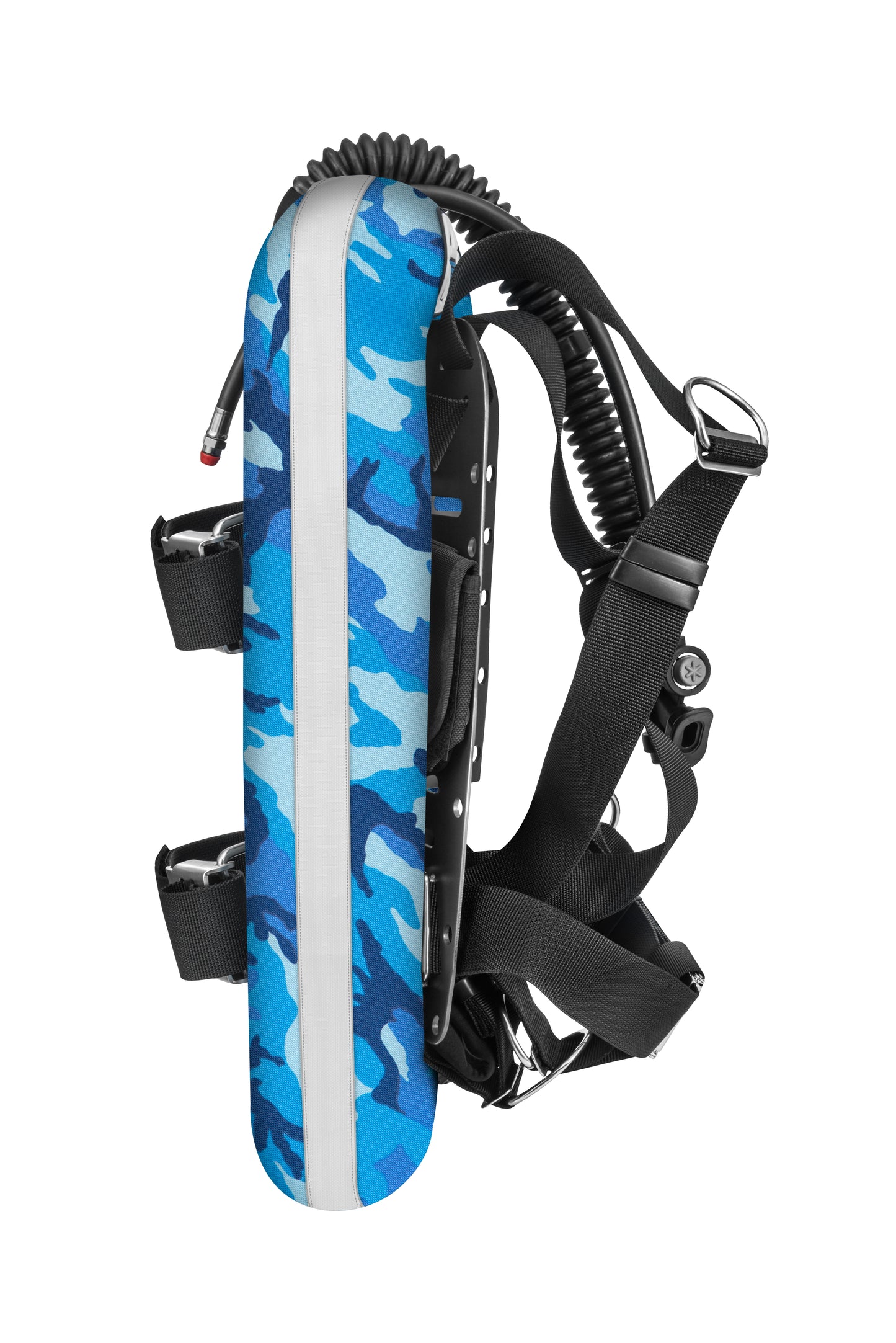 סט מאזן צלילה דגם SEAL ELIT עם פלטת גב מאלומיניום, מיכל יחיד ביכולת הרמה של 25 ליברות