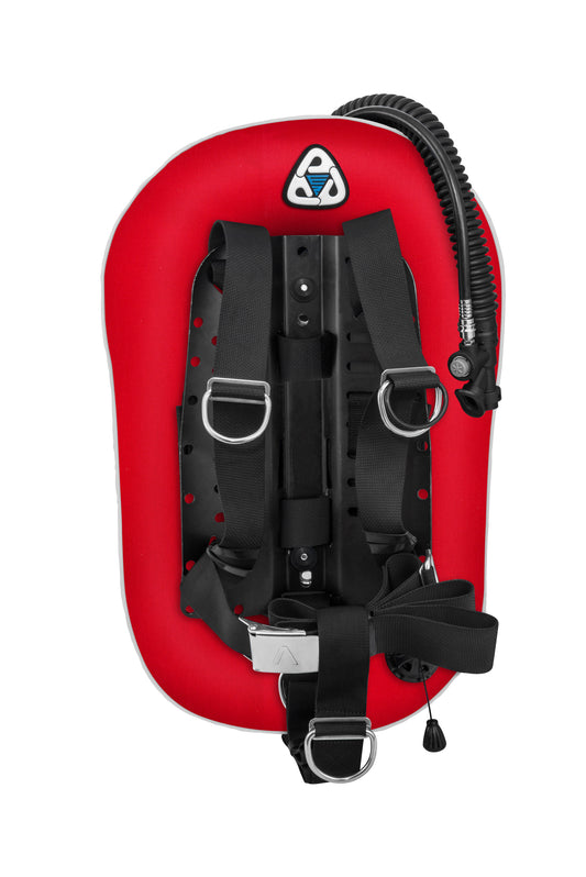 סט מאזן צלילה דגם SEAL ELIT עם פלטת גב מאלומיניום, מיכל יחיד ביכולת הרמה של 30 ליברות