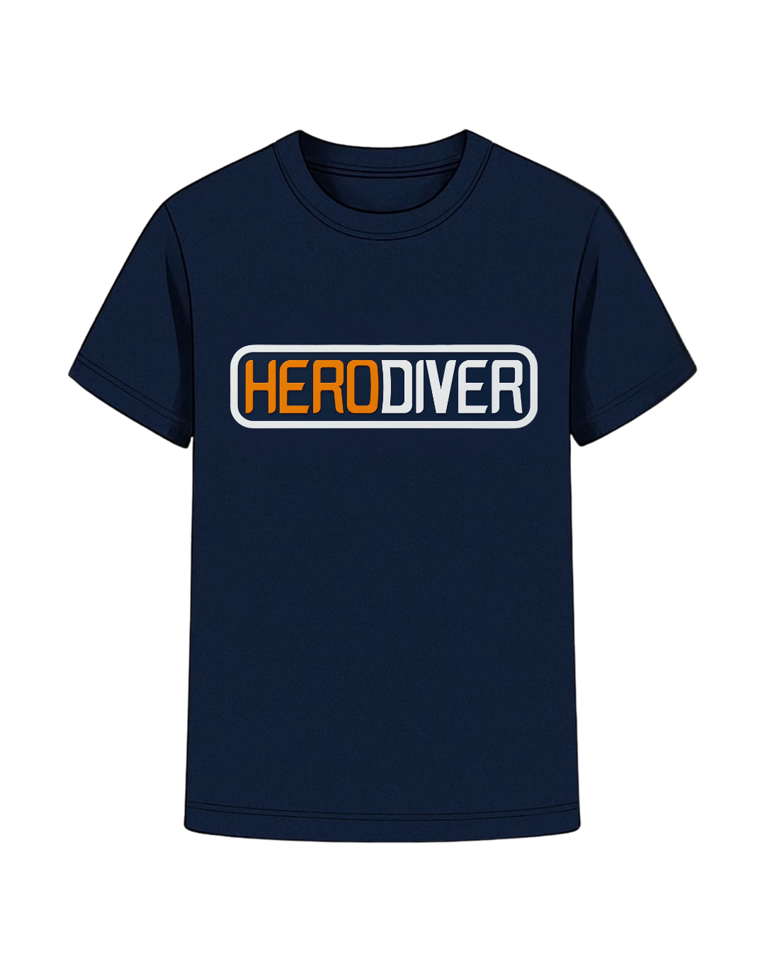 Herodiver Official T-Shirt Navy Blue