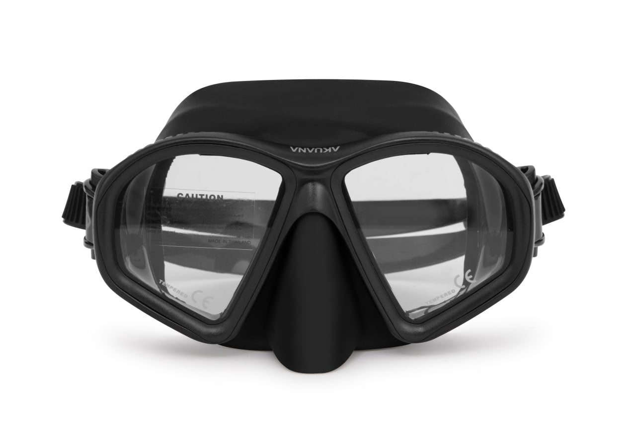 מסכת NATO 2 שחורה מבט קדמי | Akuana | Herodiver