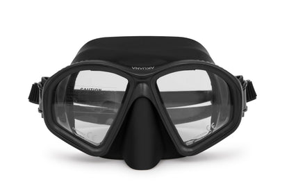 מסכת NATO 2 שחורה מבט קדמי | Akuana | Herodiver