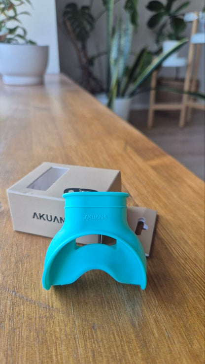 AKUANA Silicone Mouthpiece - Teal Blue